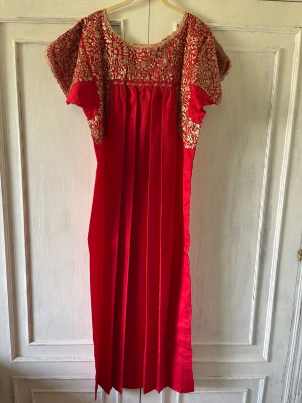 vestido san antonino rojo 01 - Imagen 3